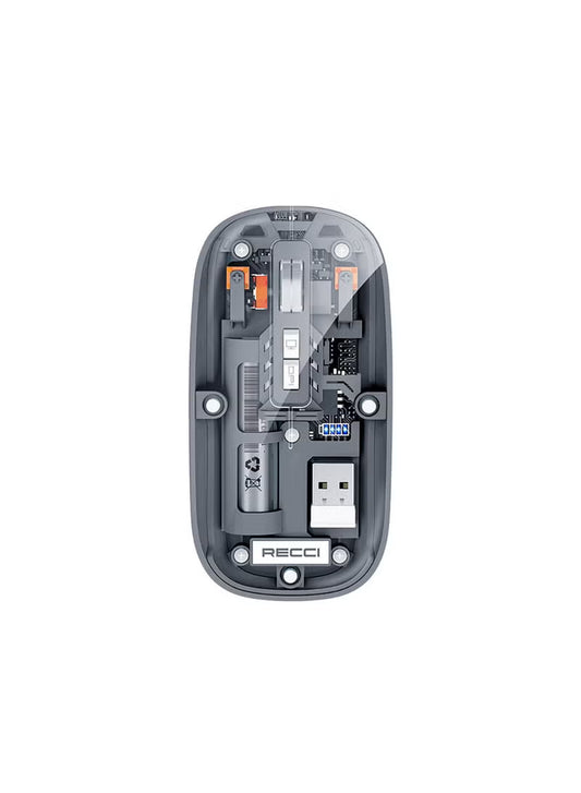 Recci RCS-M01 Space Capsule Series Multimode Wireless Transparent Design Mouse