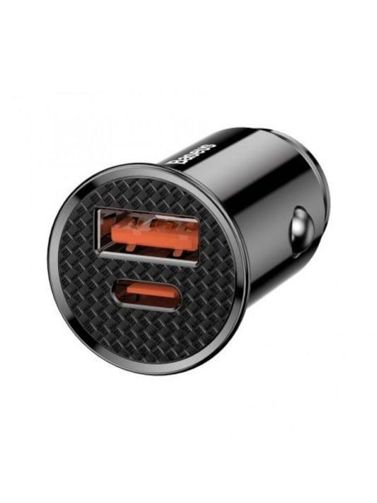 Baseus DZ-ST 30W Car Charger - Black