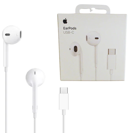 Apple Semi-Original Wired Earphone With a Type C Port - White