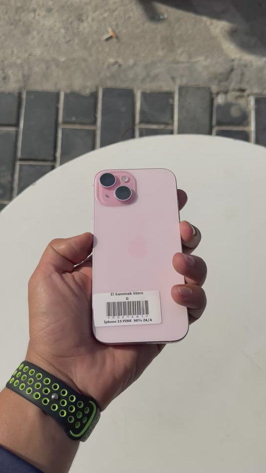 iPhone 15 (128GB) – Pink | Used in Excellent Condition (ZA/A, No Box)