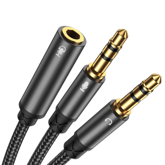 Joyroom SY-A05 Headphone Female To 2-Male Y-Splitter Audio Cable