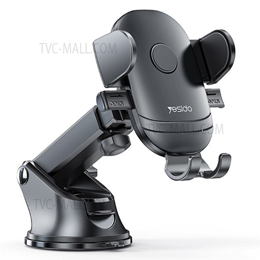 YESIDO C138 Angle-adjustable Car Phone Holder Strong Suction