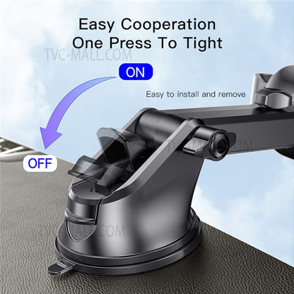YESIDO C138 Angle-adjustable Car Phone Holder Strong Suction