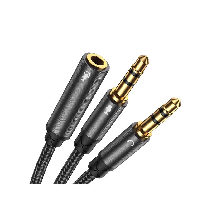 JOYROOM Headphone Female To 2-male