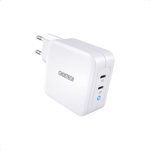 CHOETECH CHT-PD6008 PD 100W GaN Dual USB Type C Charger