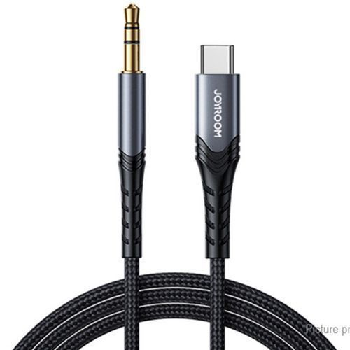 JOYROOM SY-A03 Type-C To 3.5mm Port Hi-Fi Audio Cable 2M - Black