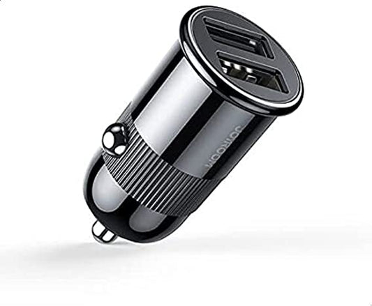 Joyroom C-A06 3.1A Mini Dual-Port Fast Car Charger - Black