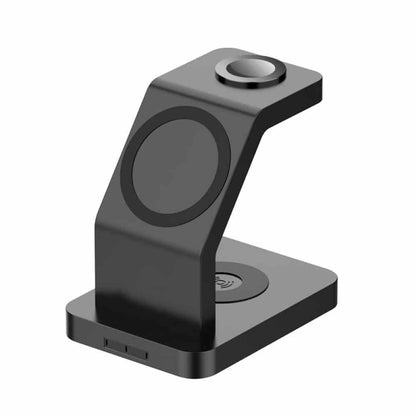 LANEX 3 IN 1 PD + QC3.0 MAGNETIC SUCTION WIRELESS CHARGER - BLACK