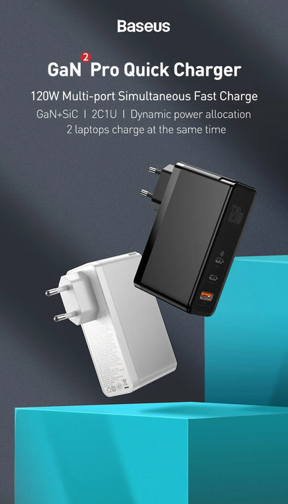 Baseus GaN2 Pro Quick Charger 120W