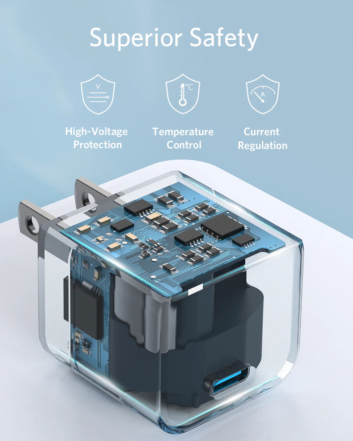 Anker Powerport III 20W cube - 6 Months Warranty
