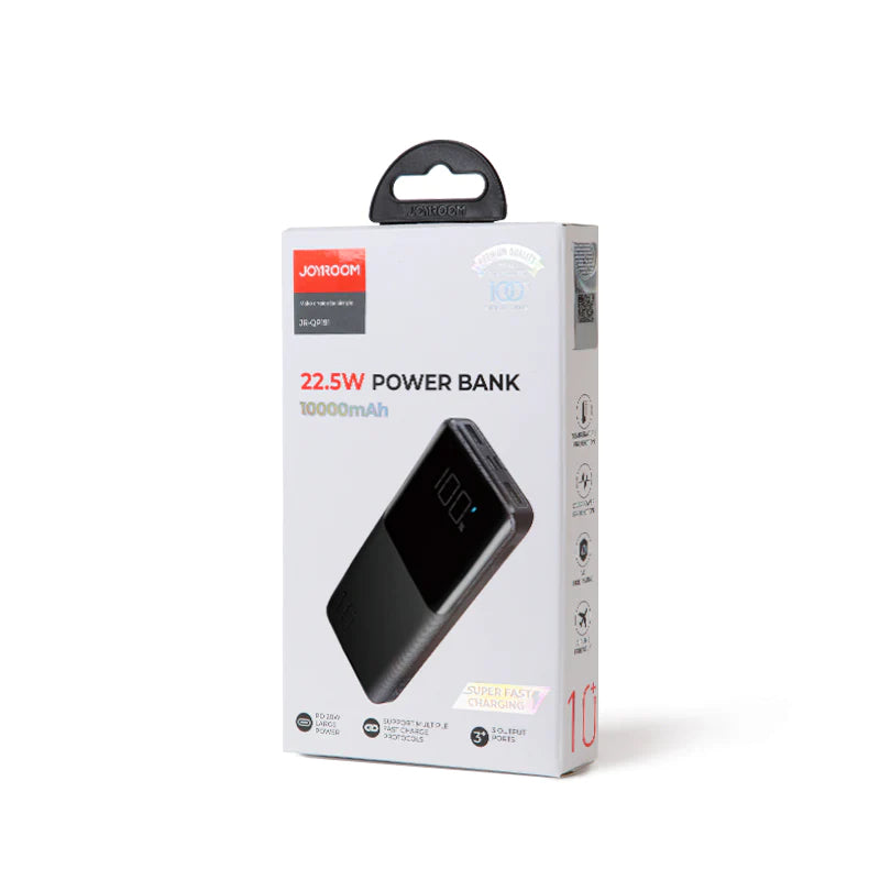 Joyroom JR-QP191 22.5 Watt fast charging powerbank 10000 mAh with LCD display